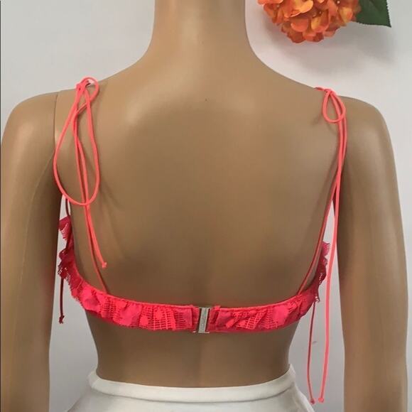 FOR The LOVE OF LEMONS PINK SWIMSUIT TOP S… - Picture 2 of 7